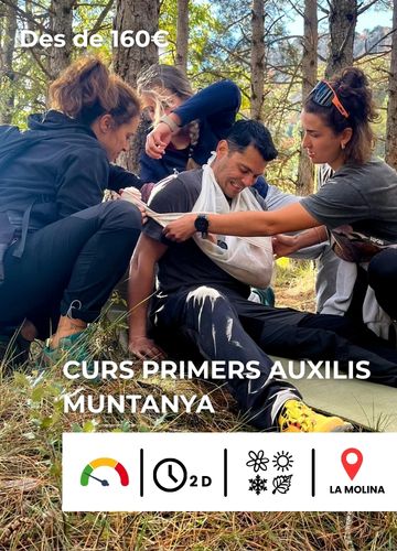CURSO DE PRIMEROS AUXILIOS MONTAÑA LA MOLINA